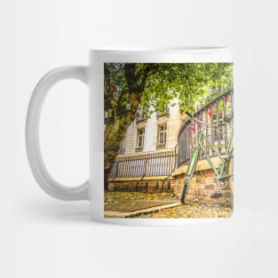 Bike with Autumn leaves, Liverpool Mug